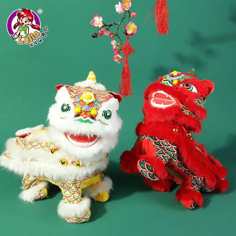 Children's Lion Awakening Mascot Doll Lion Dance Dragon Dance Ornaments New Year's Gift Worship