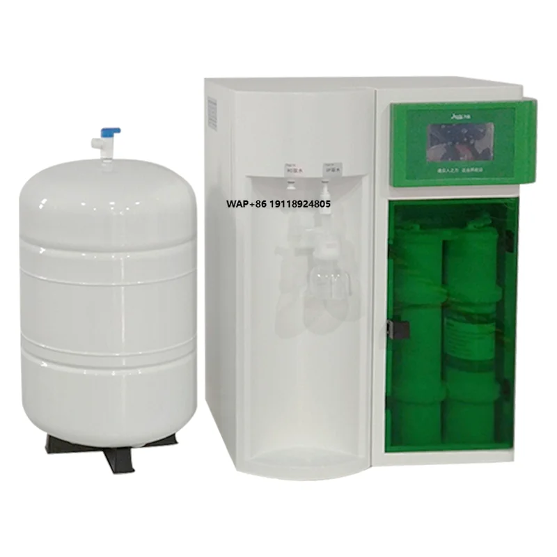 

20L/H Lab Water Purification System RO & Distillation Technology Pressure Vessel & Pump Complies Pharmacopoeia Standards