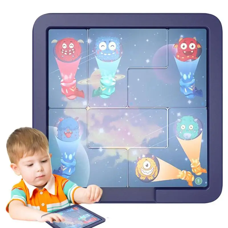 Ghost Catcher Game Flashlight Educational Board Game Multicultural Toddler Puzzle Learning Toys Preschool Puzzle For Kids Boys