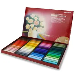 Student Soft Color Chalk 24/36/48/60 Powder Stick Set Artist Painting Chalk School Art Supplies Suitable for Beginners