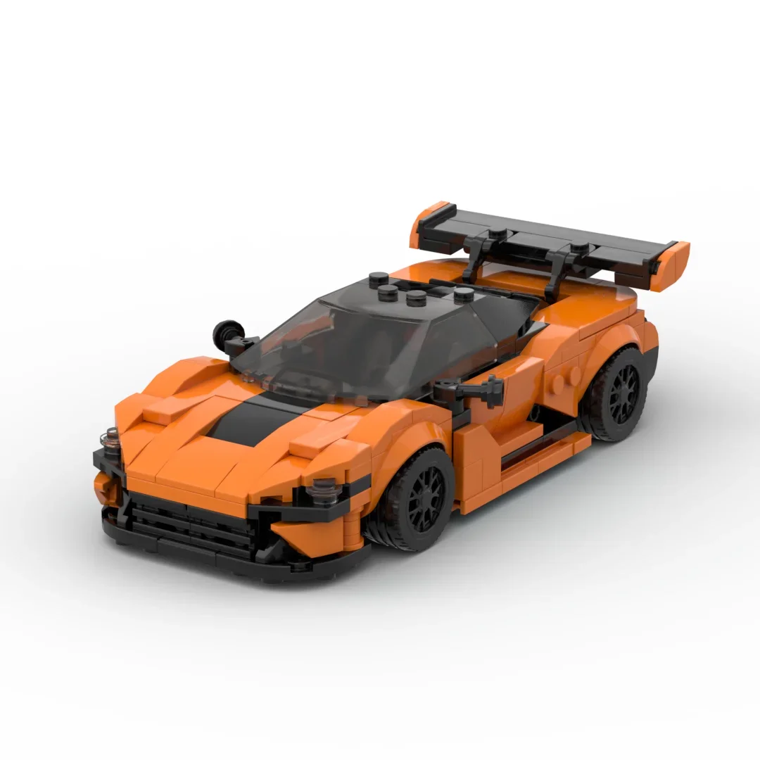 

InhawBrick Speed Moc Технические спортивные гонки 720S GT3 Оранжевый автомобильный строительный блок для взрослых Наборы кирпичей Модель игрушки