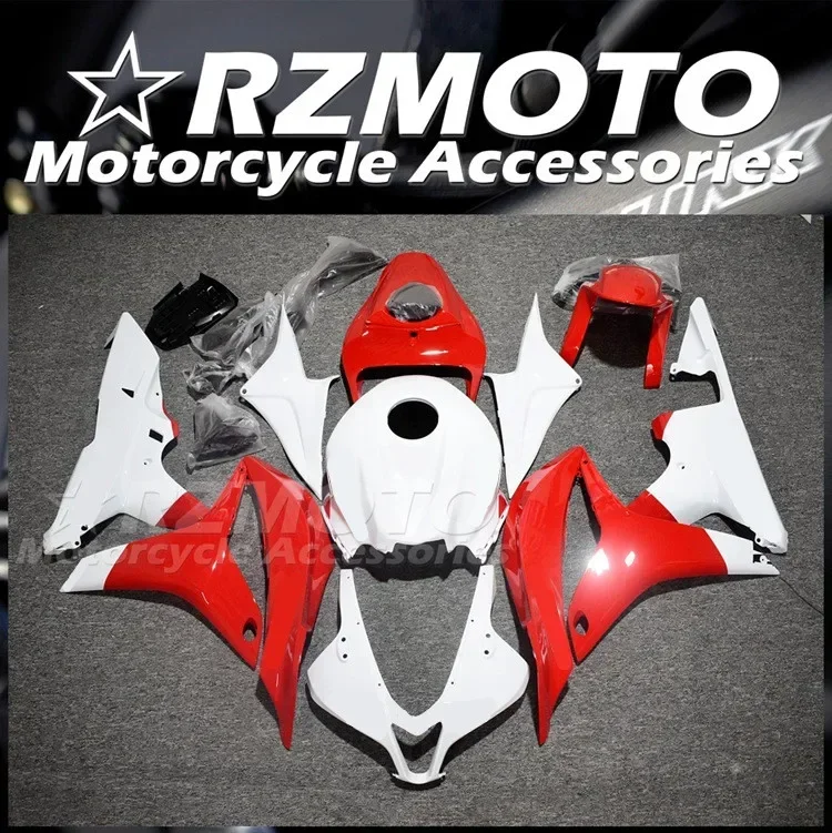 

4Gifts Injection Mold New ABS Motorcycle Fairings Kit Fit For HONDA CBR600RR F5 2007 2008 07 08 Bodywork Set Custom Red White