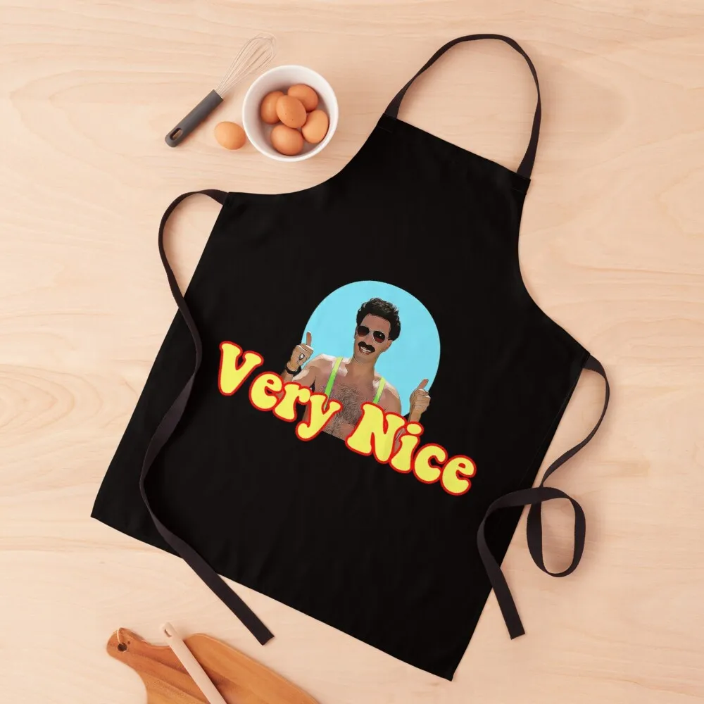 

Borat Very Nice, digital artwork Apron Kitchen and household goods