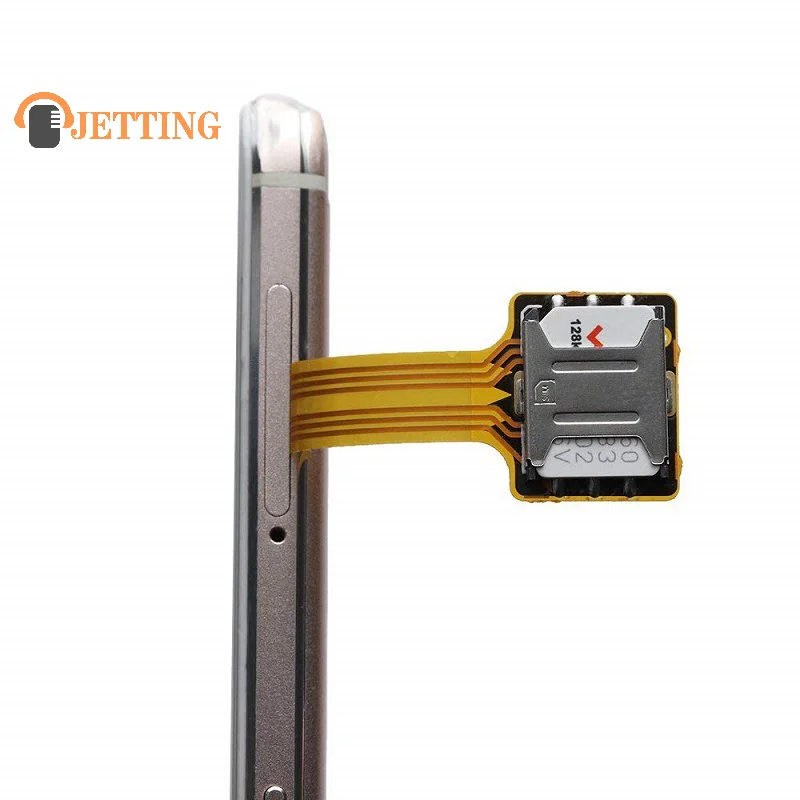 External 2-in-1 Converter Suitable For Android Xiaomi Huawei Universal TF Hybrid Sim Slot Dual SIM Card Adapter Extension Cable