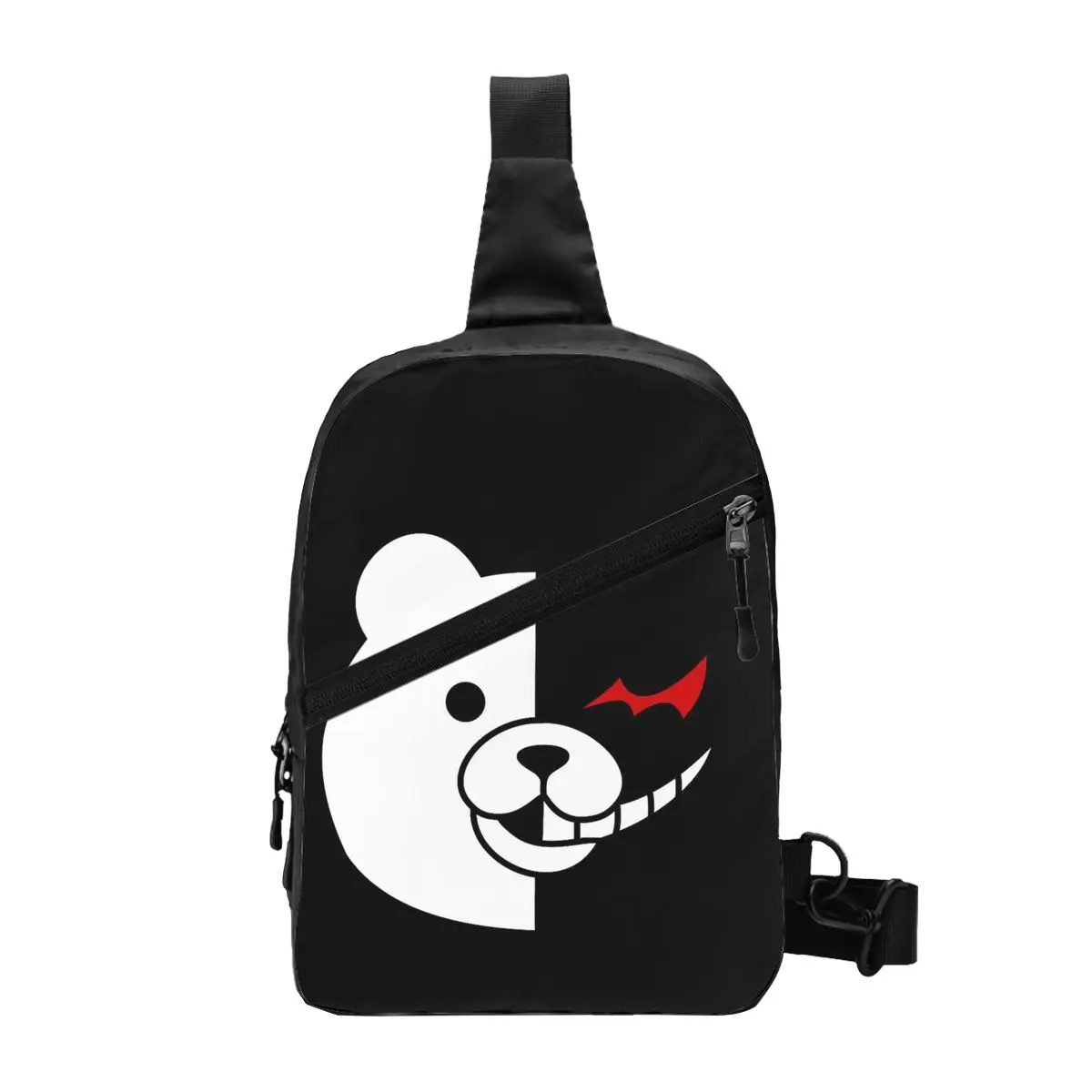 

Dangan Ronpa-Monokuma Danganronpa нагрудная сумка мужской рюкзак через плечо нагрудная сумка дорожный походный рюкзак сумка на плечо