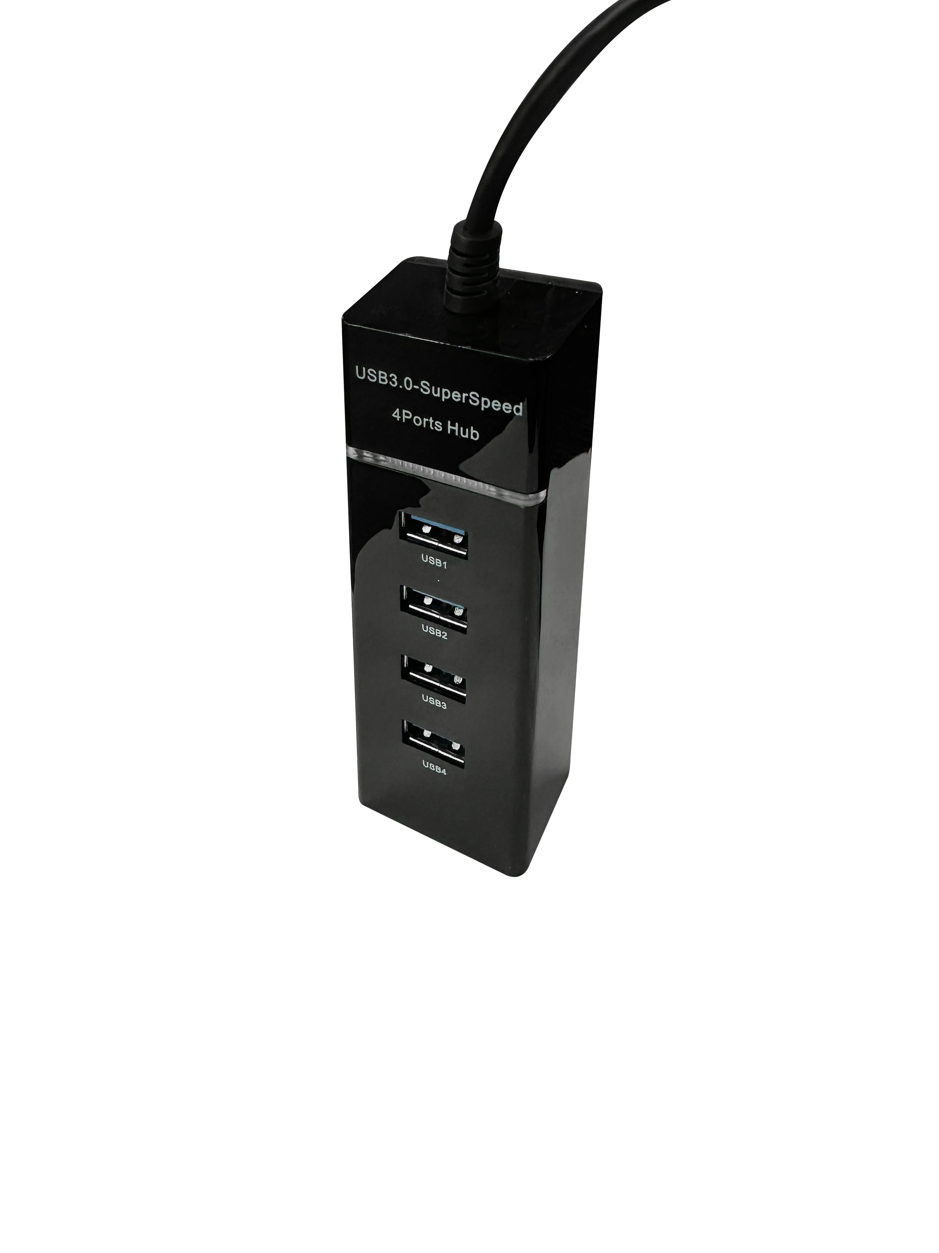 Divisor de 4 puertos 3,0, extensor de concentrador usb 3,0, velocidad extrema, divisor de computadora usb 3,0
