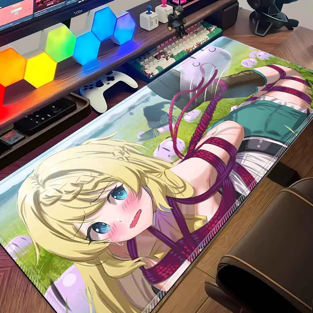 

Large Mouse Pad Azusa Aizawa Mouse Pad XXL Game Accessories Gamer Keyboard Desk Mat Non-Slip Anime Waifu Mousepad Desk Mice Mat