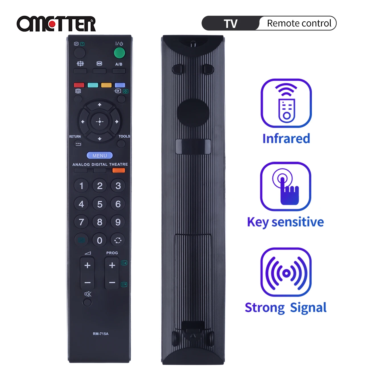 RM-715A Suitable for Sony LCD LED TV Remote Control RM-791 RM-836 837 RM-Y167 RM-YDO21 RM-D764