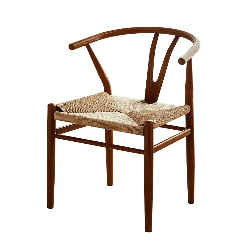 

Retro style, home, dining table and chairs, office, tea chair, wrought iron, thickened, backrest.