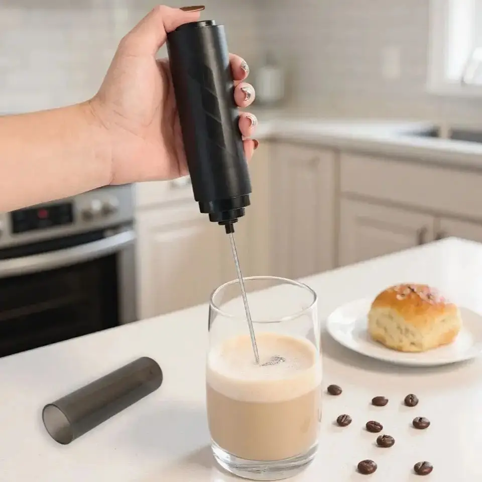 1 AA battery powered coffee milk mixer, egg beater, milk frother, portable handheld beverage jam machine, kitchen mixer