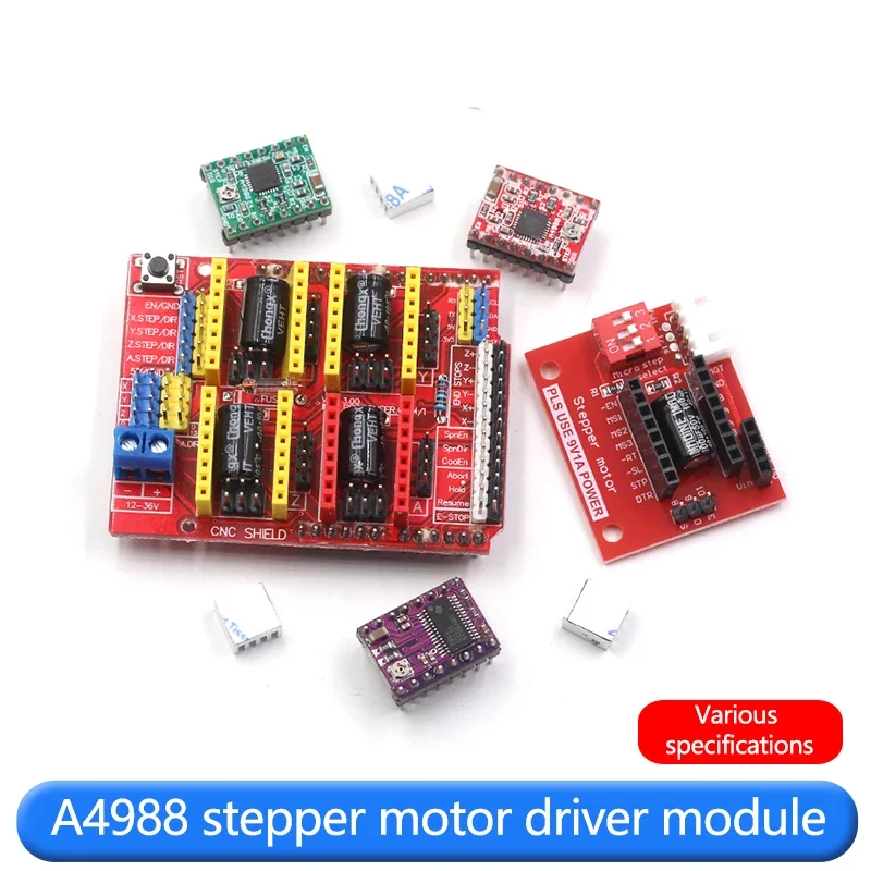 3D printer accessories A4988 stepper motor driver module DRV8825 stepper motor driver expansion board