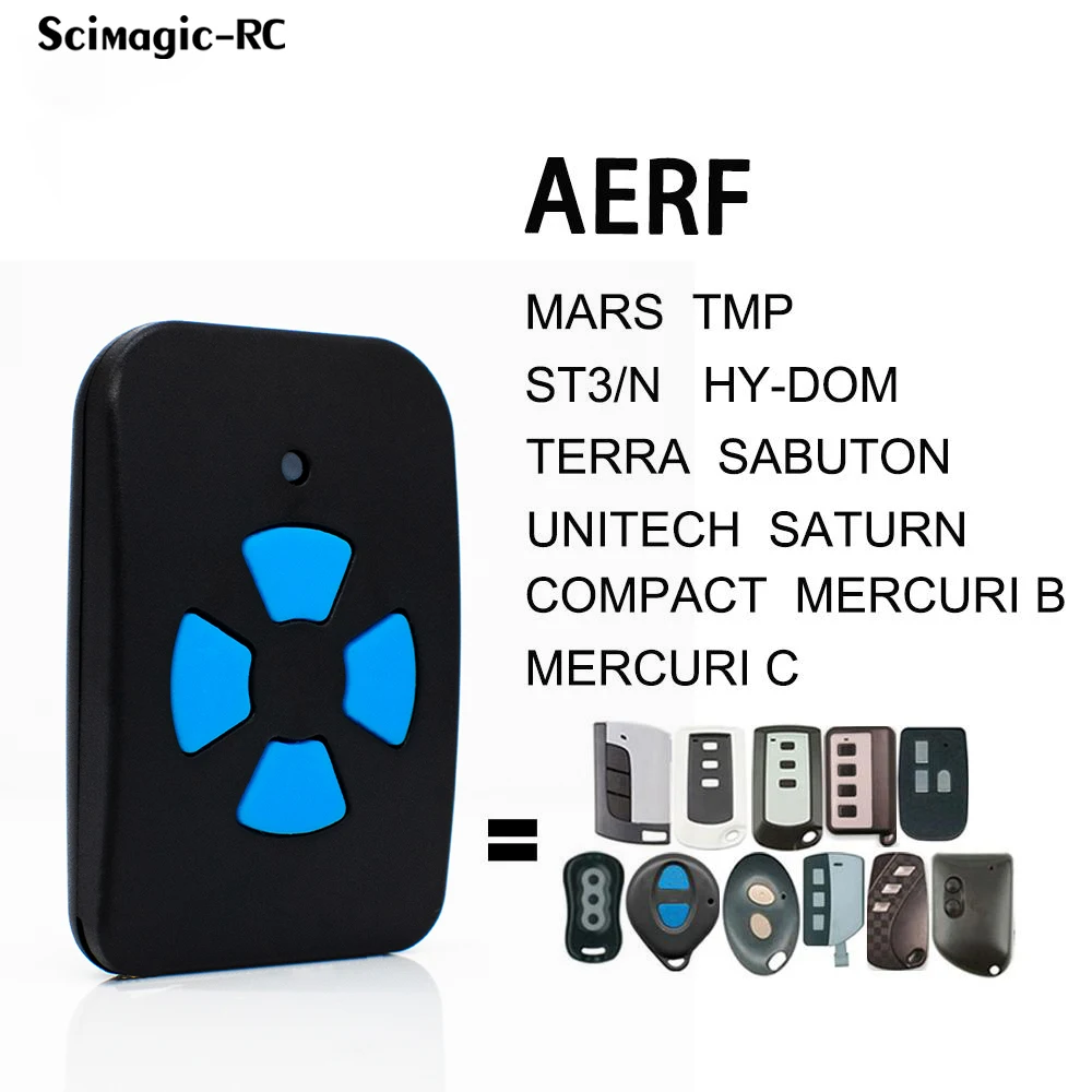 AERF MARS ST3/N TMP1 TMP2 TERRA HY-DOM SABUTON UNITECH COMPACT MERCURI Garage Door Opener Remote Control 433.92MHz Duplicator