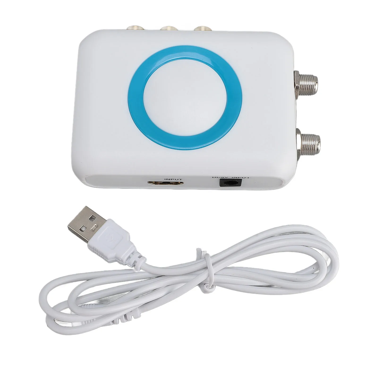 

High Definition Modulator HD Modulator ABS Housing PAL NTSC Format 1080P PLL Control HDM66 Plug and Play for Local CATV System