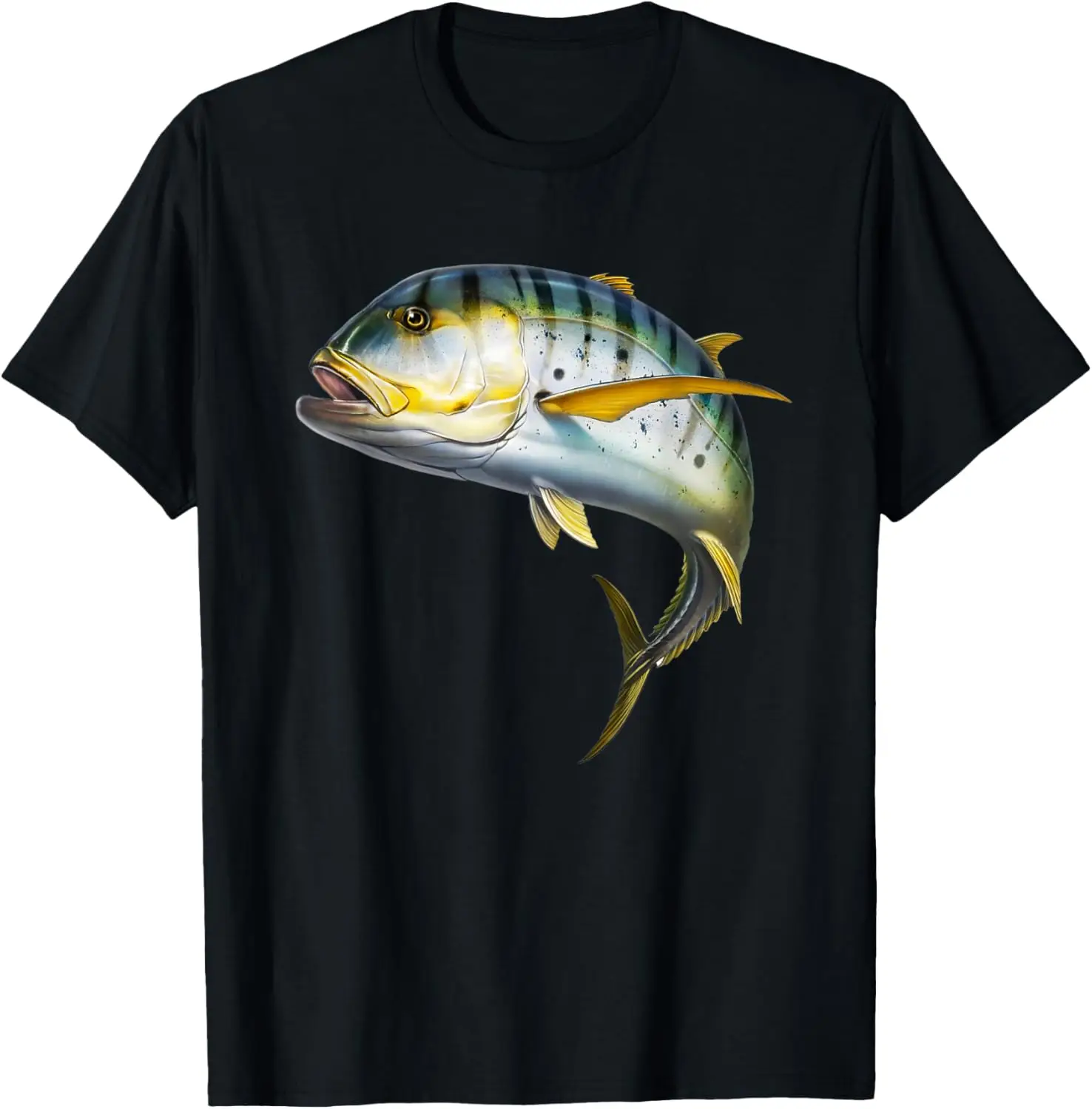 realistic Crevalle jack fish trevally for lovers Fishing T-Shirt