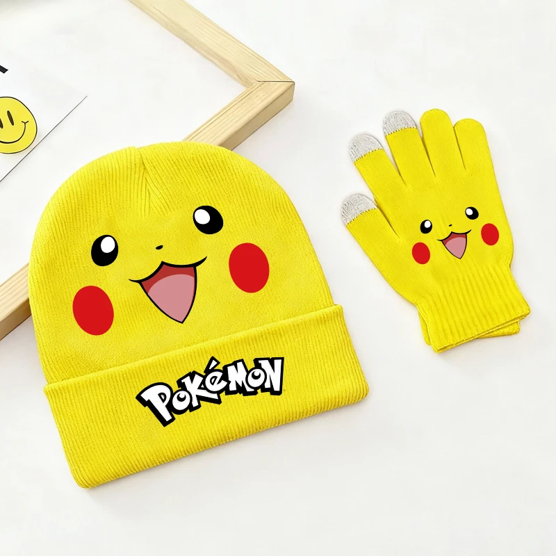 2-шт-вязаная-шапка-комплект-перчаток-с-покемонами-вязаная-шапка-для-мальчиков-и-девочек-модные-перчатки-в-стиле-аниме-детские-зимние-теплые-аксессуары-рождественский-подарок