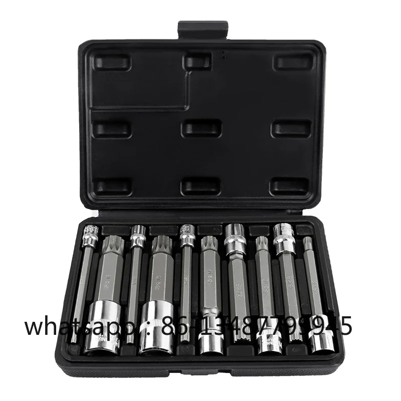 

12 point socket, 12 point screwdriver head, socket, nozzle, screwdriver tool key