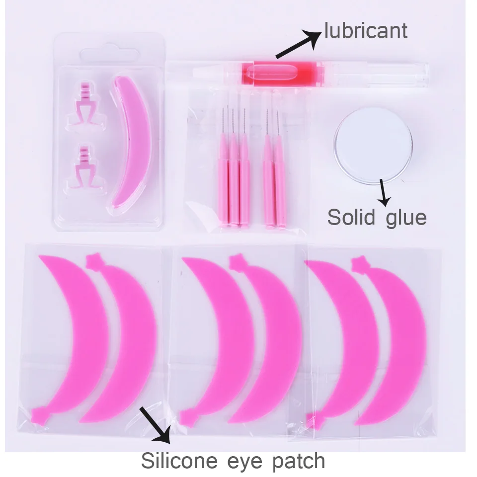 

AGUUD New Reusable Silicone Pads Eyelash Separator Makeup Accessories Frog Leg Eyelash Extension Grafting Beginners Lashes Tools