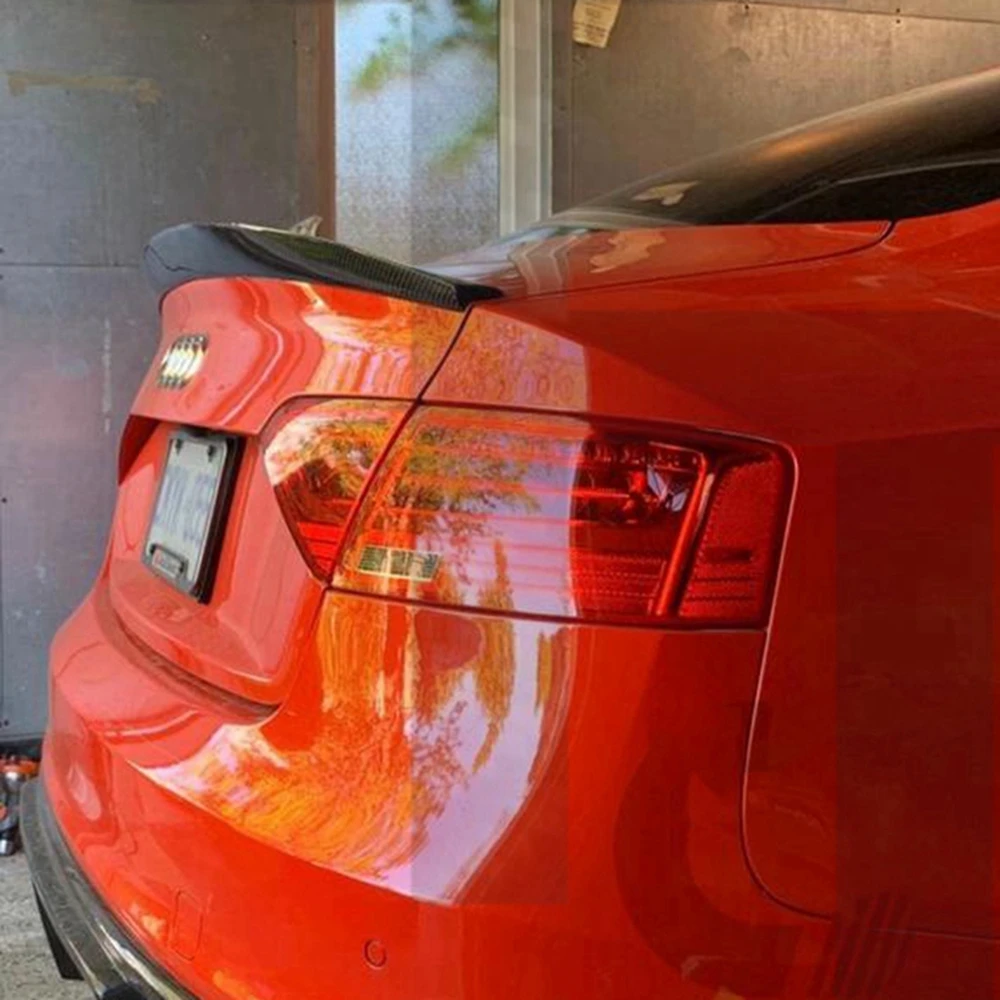 

FOR AUDI A5 B8 B8.5 4Door Sportback 8TA HK Style Carbon fiber Rear Spoiler Trunk wing 2009-2016 FRP Forged carbon