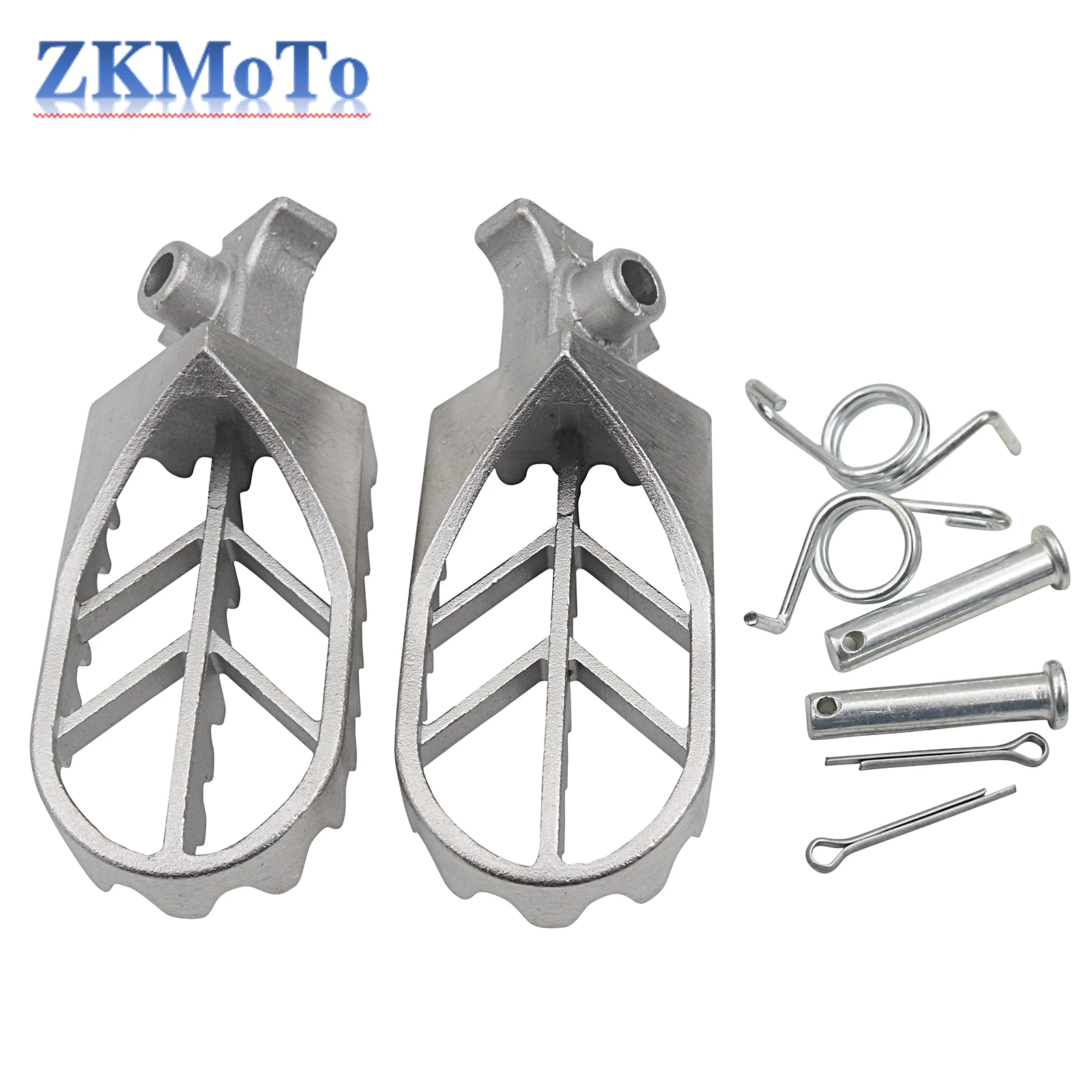 Motocross Stainless Steel Foot Pegs Rests Pedals Footpegs For Honda XR50R XR70R XR80R XR100R CRF50 CRF50F CRF70 CRF70F CRF80