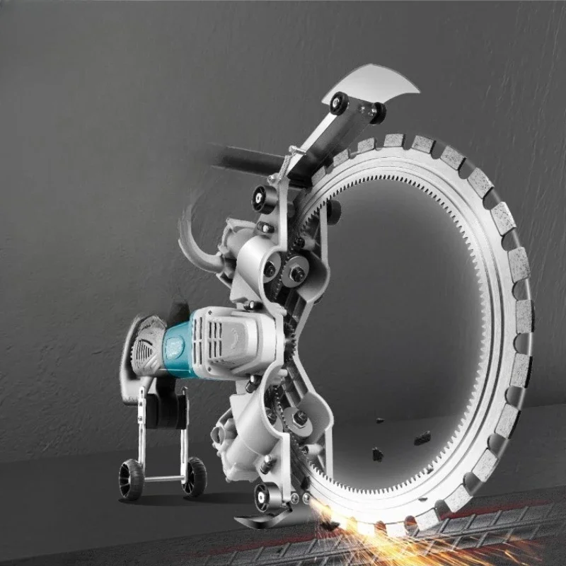 No adjustment brushless high frequency ring saw high power concrete reinforced wall cutter door and window stone