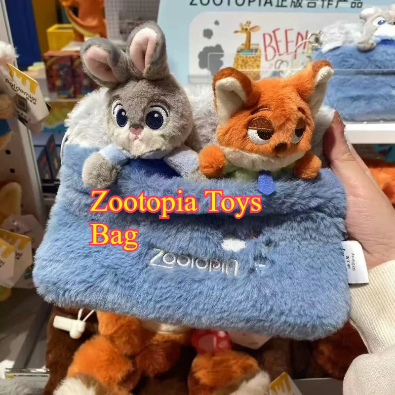 

Сумка-игрушка «Зверополис», серия «Милые сны», плюшевая кукла Ник и Джуди, сумка через плечо, кукольная сумочка, милый подарок, игрушка