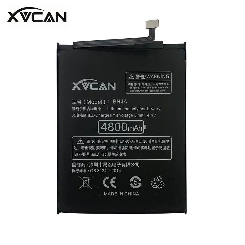 Original XVCAN  BN4A 4800mAh Battery For Xiaomi Redmi Note 7 Note7 Pro 7Pro Note7Pro High Capacity Phone Replacement Batteria