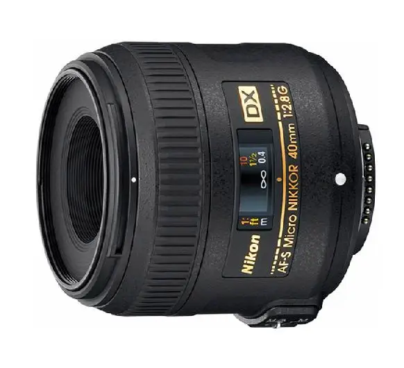 Nikon AF-S DX Micro-NIKKOR 40mm f/2.8G Close-up Lens for Nikon DSLR Cameras