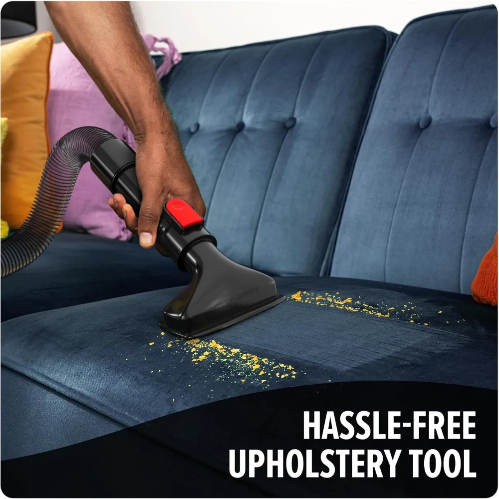 Multi-Surface Extended Reach+ Upright Bagless Vacuum Cleaner for Carpet and Hard Floor, Powerful, Lightweight