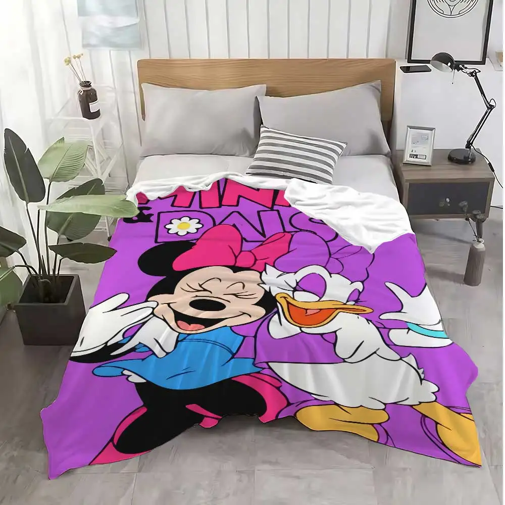 Kawaii M-minnies Couch Throw Blanket Nordic Warm Winter Blankets for Bed Bedroom Decoration Home Bedspread the Sofa Decorative - view 5