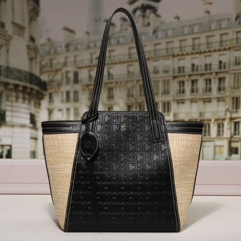 

Большая женская сумка-тоут CHCH intage в стиле ретро, вместительная кожаная сумка на плечо, модная пригородная сумка в стиле бохо, элегантная и просторная