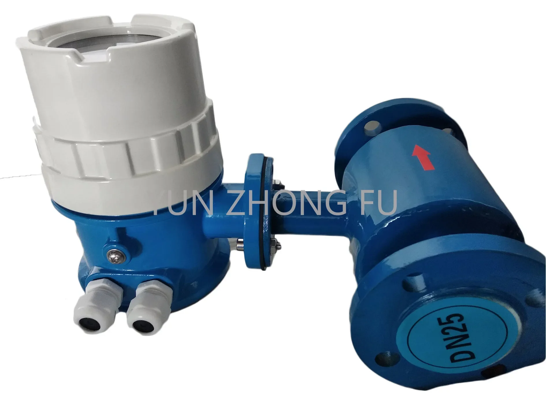 

PTFE DN65 magnetic water meter rs485 DN100 DN200 With PTEE Rubber Material Magnetic Flowmeter Intelligent Flow Instrument