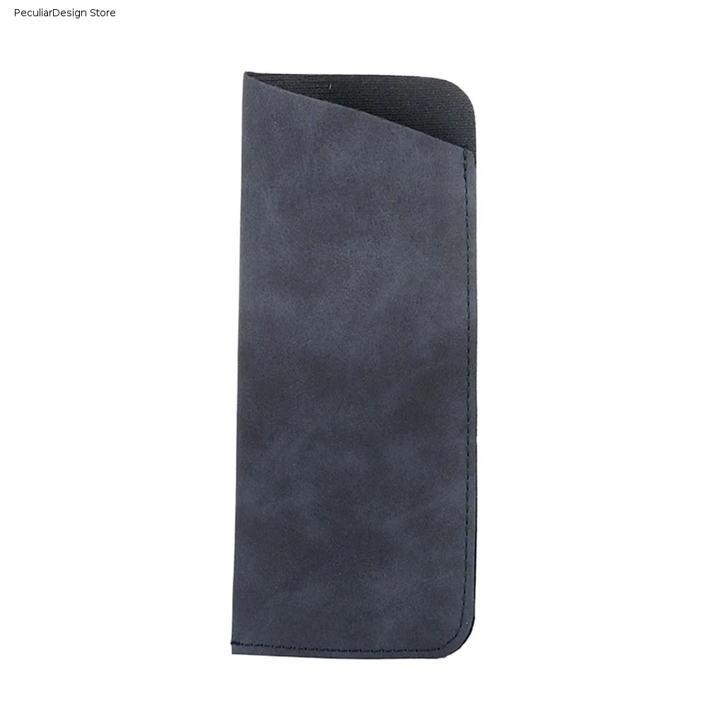 Small Rectangle PU Leather Glasses Bag Covered Soft Sunglasses Bag Velvet Lining Portable Eyeglasses Holder Jewelry Packing