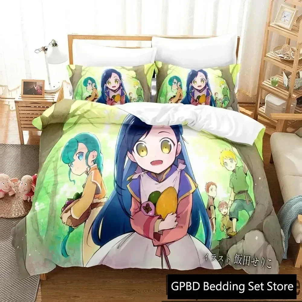 3D Print Ascendance of a Bookworm Anime Bedding Set Bedroom Soft Modern Bedspreads Comefortable Duvet Cover Quilt Pillowcase