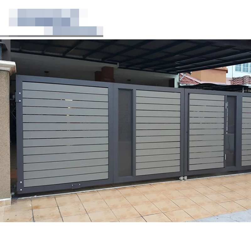 Painel de cerca de ovelhas de jardim de privacidade de alumínio 6x8 6 pés vidro temperado vertical branco exterior preto