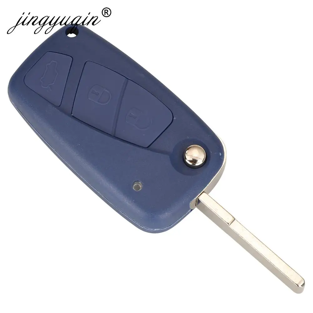 jingyuqin 433MHz Megamos ID48 Remote Key Fob For Fiat Bravo Linea Stilo Punto Ducato Ypsilon Daily PEUGEOT BOXER Citroen Jumper 3