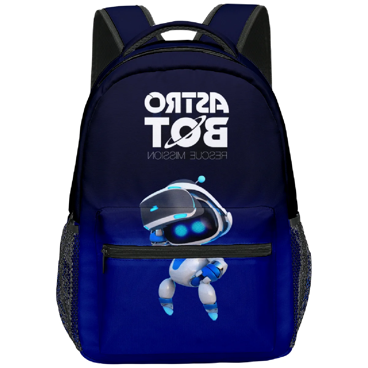 Luxury Novelty Classic Cool astro bot student Bookbag Notebook Backpacks 3D Print Oxford Waterproof Boys/Girls Travel Backpacks