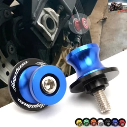 For Suzuki HAYABUSA 1999-2023 Swingarm Spools Sliders Stand Screws CNC M8 Motorcycle Accessories Bolts 1Pair Scooter Stand