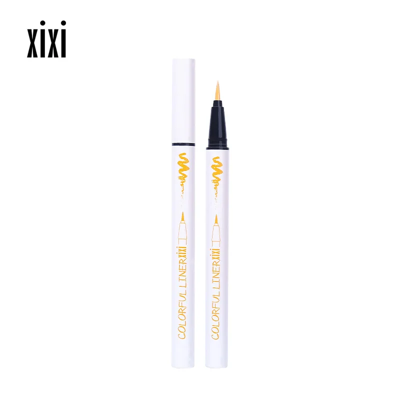 Xixi beautiful eyes color eyeliner femminile principiante matita liquida per eyeliner impermeabile a lunga durata senza sbavature nero marrone