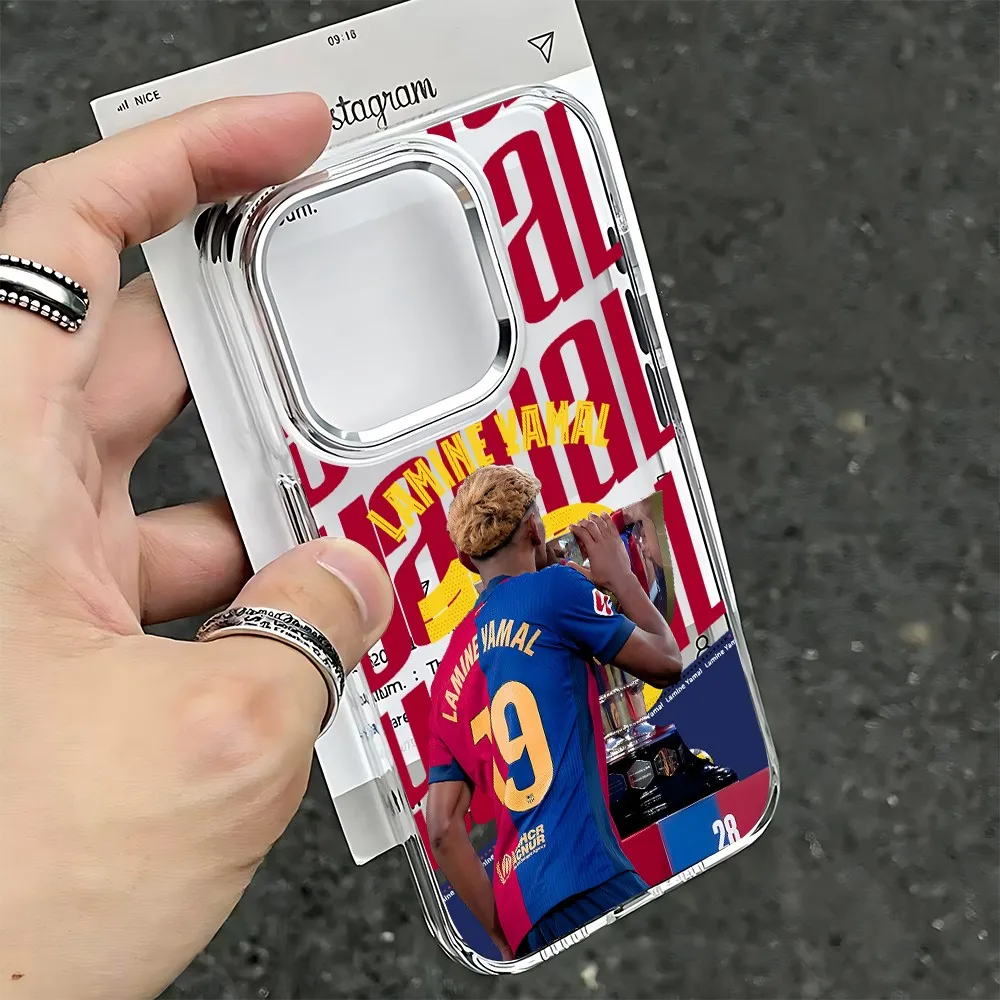 Funda de teléfono para jugador de fútbol, para iPhone 17 16e 16 15 14 13 12 11 mini Pro Max X XR XSMAX 8 7 Air Plus Y-Yamals No. 10 fundas blandas