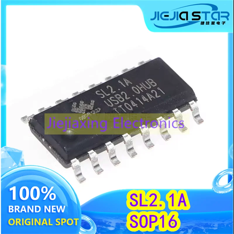 (10/30pieces) SL2.1A SMD SOP-16 One-to-four USB 2.0 HUB chip Controller chip 100% brand new original electronics