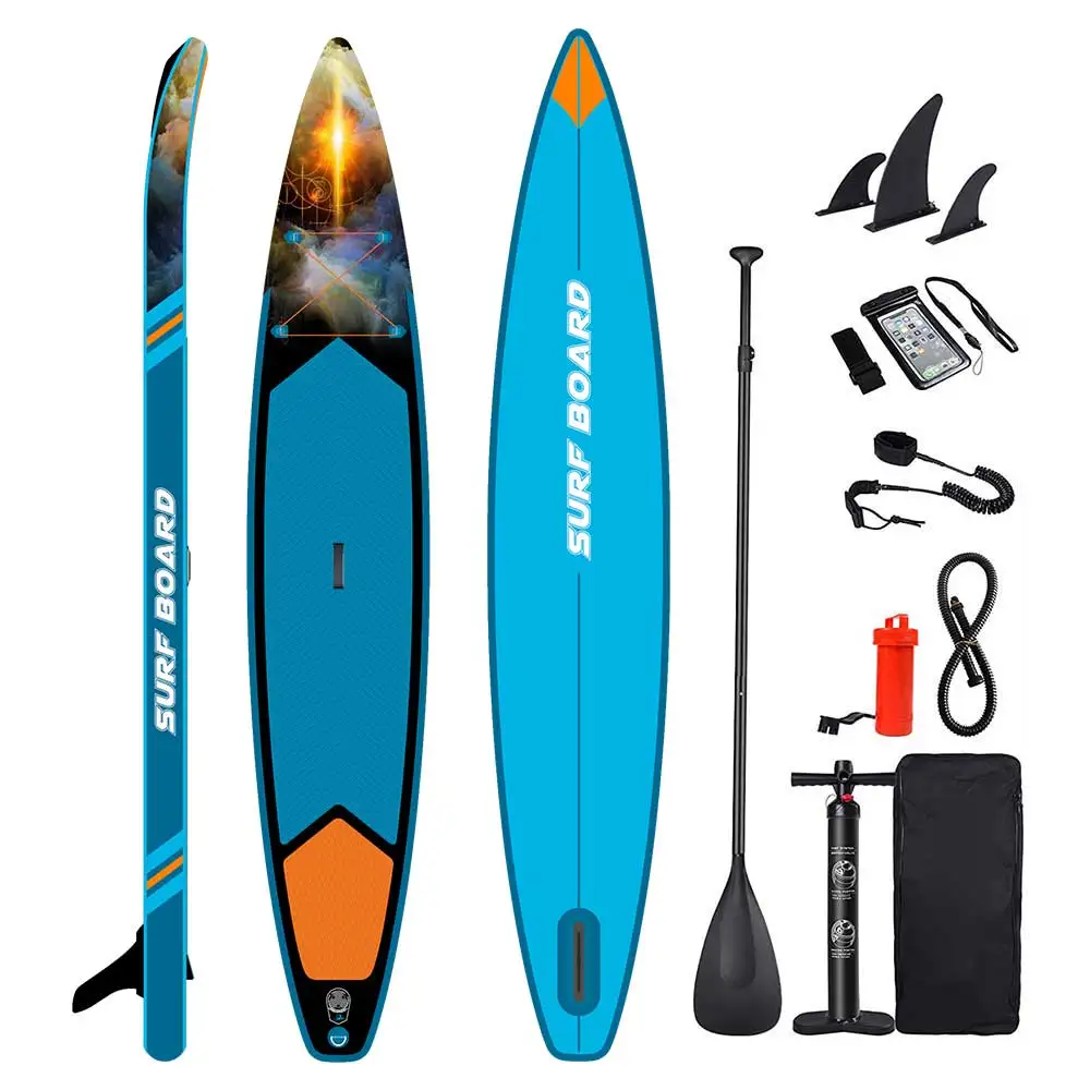 

2022 Free Design Paddle Board New Design Reinforcement Surfboard Inflatable Stand Up Paddle Board Race Sup Surfboard