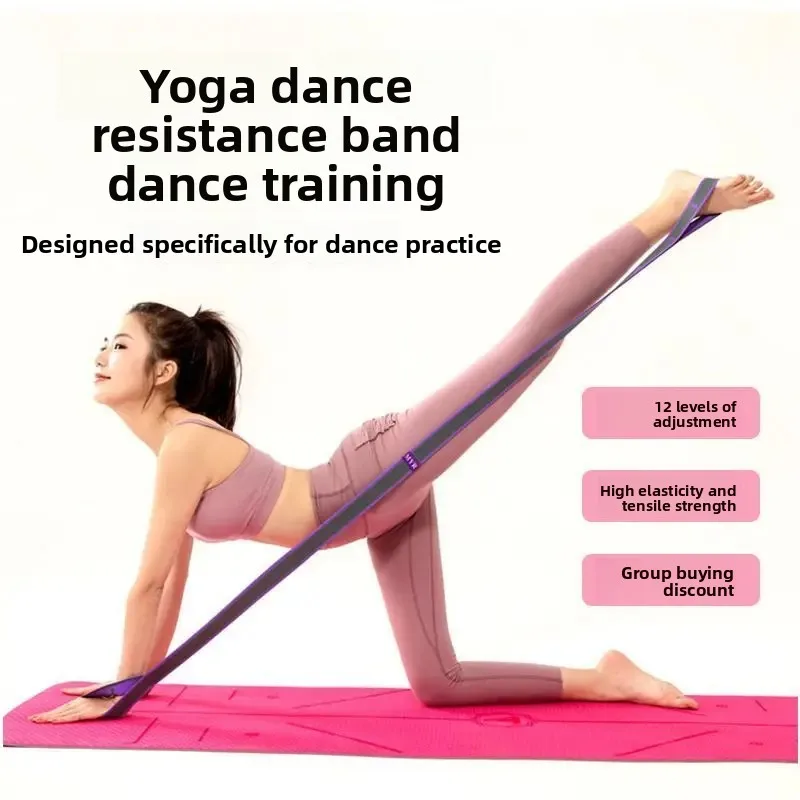 Multi Level Segmented Elastic Resistance Bands Yoga Pilates Shoulder Back Stretch Shape Portable Home Workout Fitness Equipment