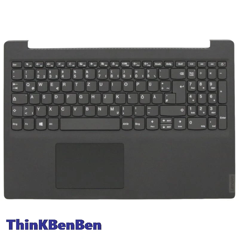 Funda superior DE reposamanos para teclado alemán, cubierta para Ideapad V15, S145, 340C, 15, API, IIL, IWL, AST, IKB, ADA, IGL, 5CB0W44082