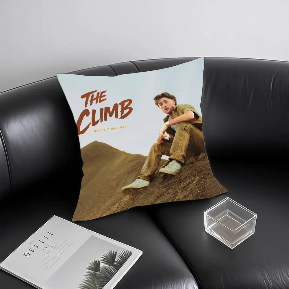 Singer B-Bailey Zimmerman Cushion Cover Soft Plush Pillowcase Double Sided Cushion Cover for Sofa Bedroom Home Decor Gift