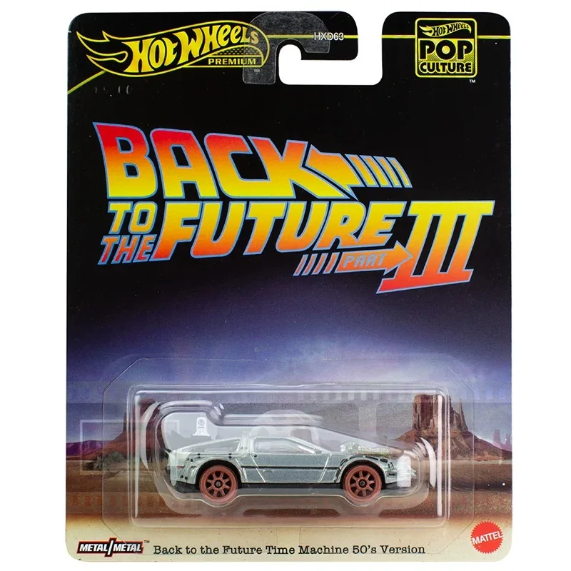 2024 Hot Wheels HXD63 Premium Pop Culture Barbie Kool Kombi Custom Datsun Ford Escort RS Time Machine Thunder Tank 1/64 Car Toy