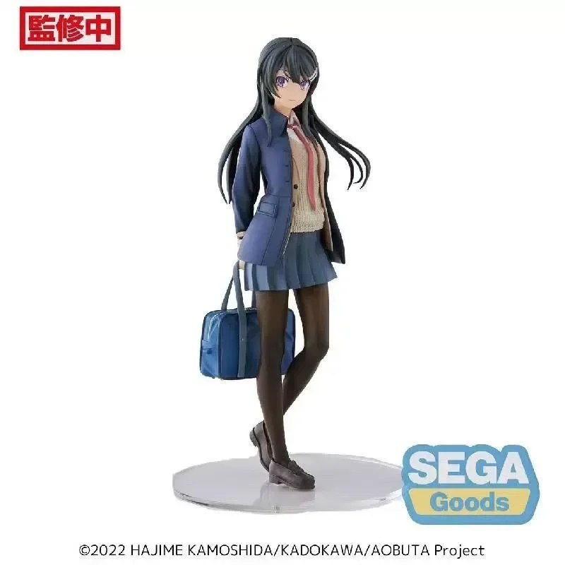 

In Stock Original Genuine SEGA Rascal Does Not Dream Of Bunny Girl 18cm Sakurajima Mai Anime Figure Model Toys Collection Gifts