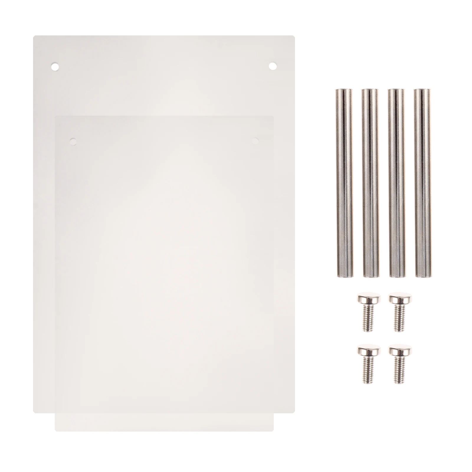 

2Pcs Acrylic Nail Display Board Manicure Tip Plates Lightweight Clear Transparent Color Nail Art Salon Practice