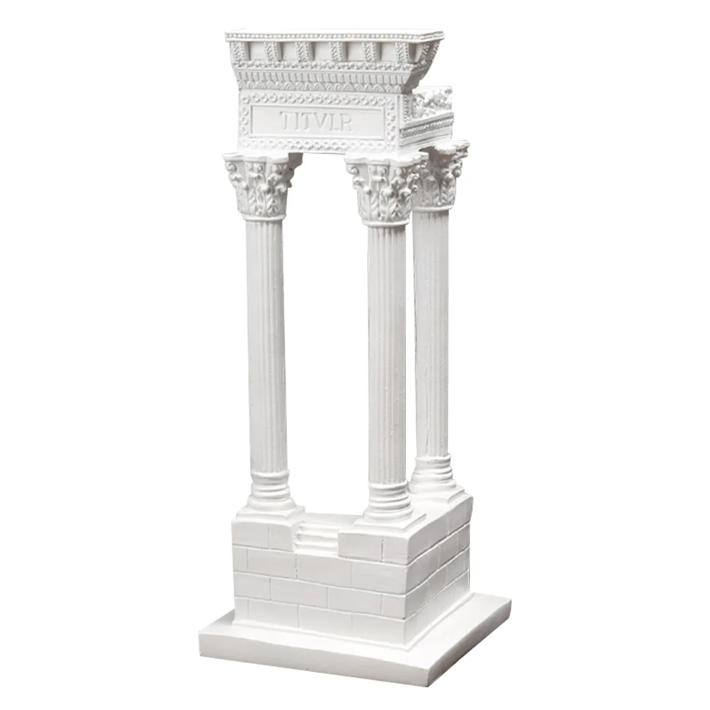 

Mini Roman Column Tabletop Small Column Pillar Statue Roman Pillar Table Decoration decorative roman column