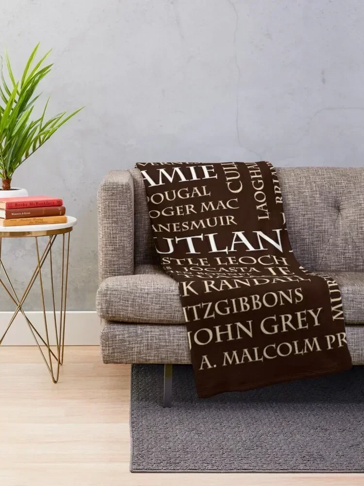 Outlander Word Cloud Throw Blanket Luxury Throw Bed Softest Decorative Beds Blankets