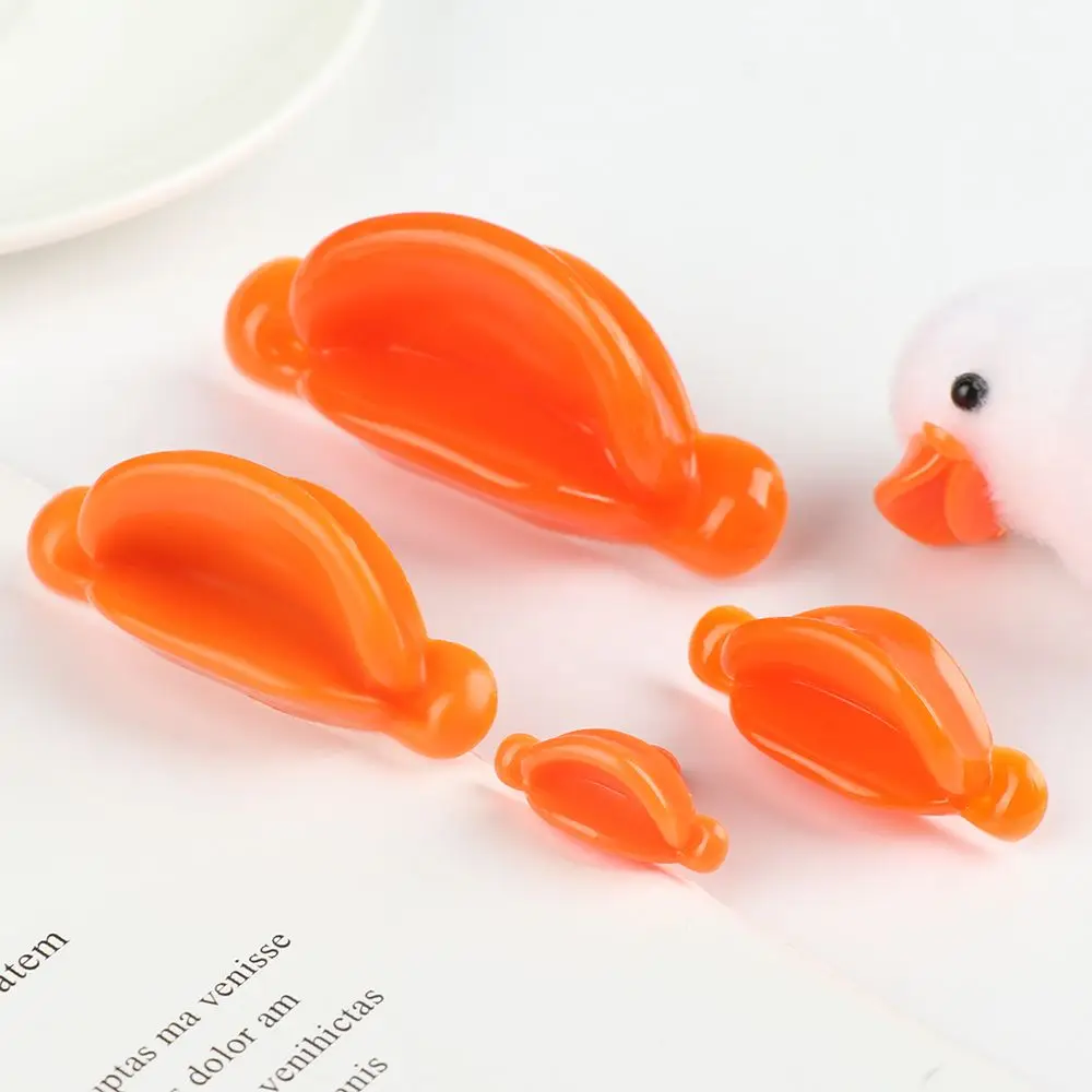 Accessoires de poupées à bouche de canard pour bricolage, jouet ogo multi-taille, marionnette animale, matériel fait à la main exécutif, cadeau artisanal, 10 pièces